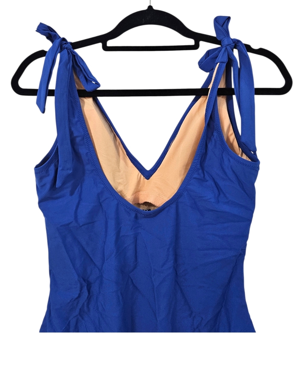 NWT J.Crew Factory Tie-Shoulder Swimsuit Size M - Picture 3 of 5